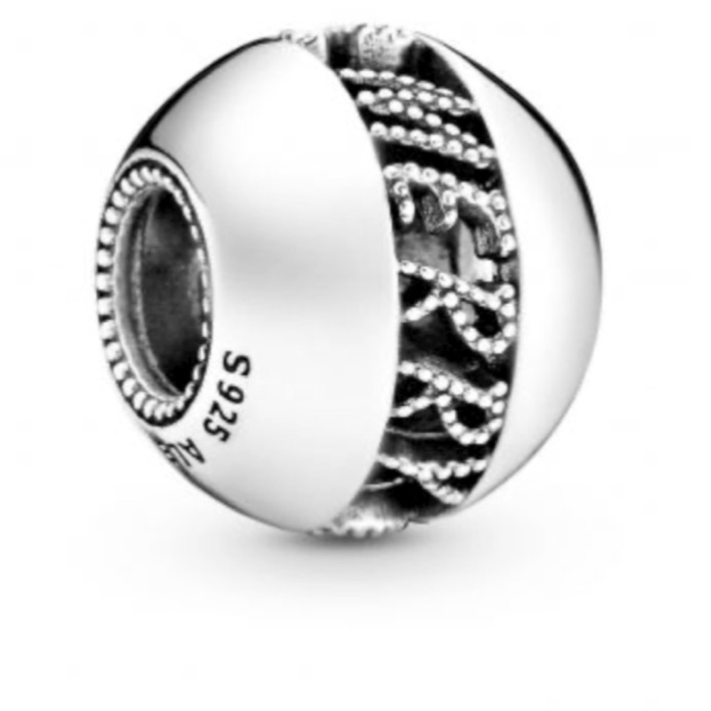 Pandora Merry Christmas Silver Openwork Charm